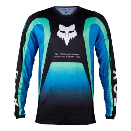 Maillot cross Fox 180 - BALLAST 2024 - Noir / Bleu