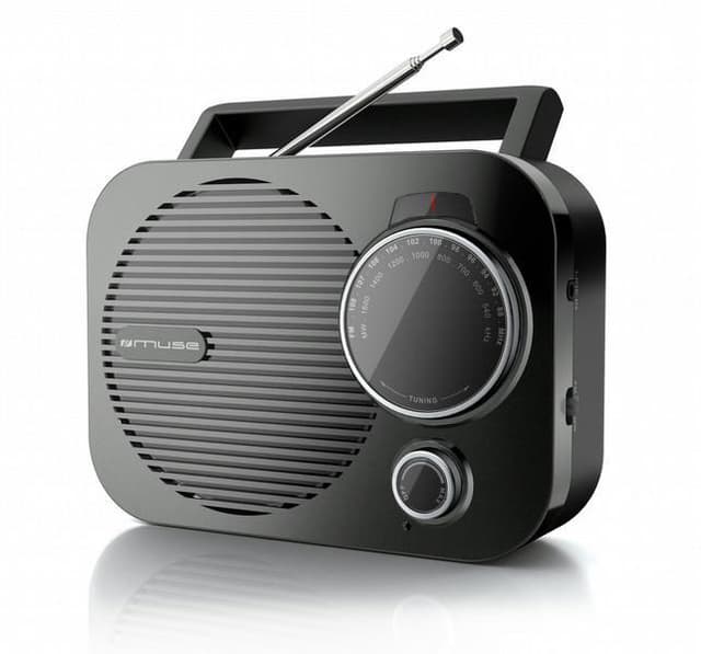 Muse M-050 R Bærbar radio, AUX ind, Sort