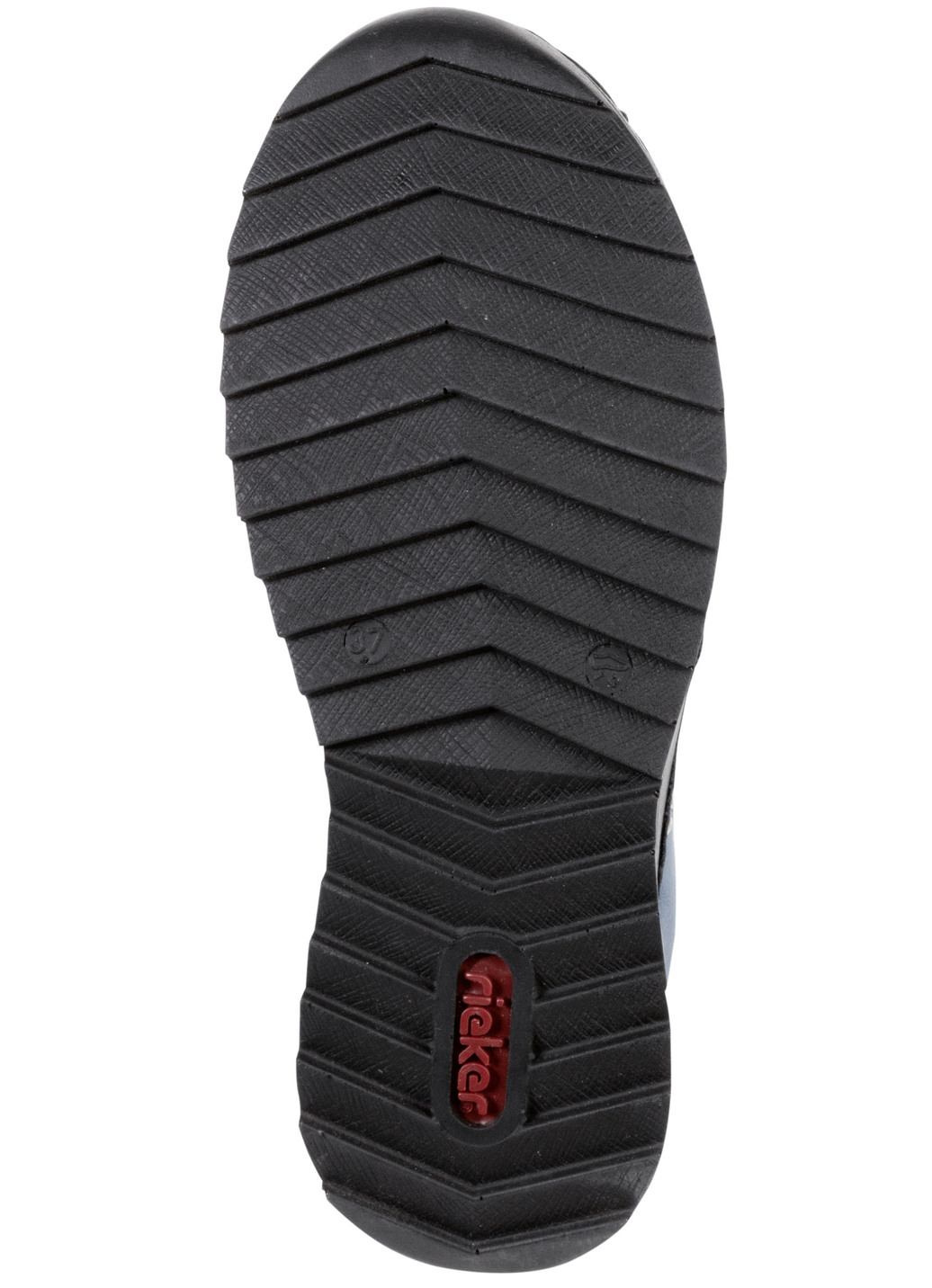 Rieker Schnür-Bootie mit Knitter-Optik