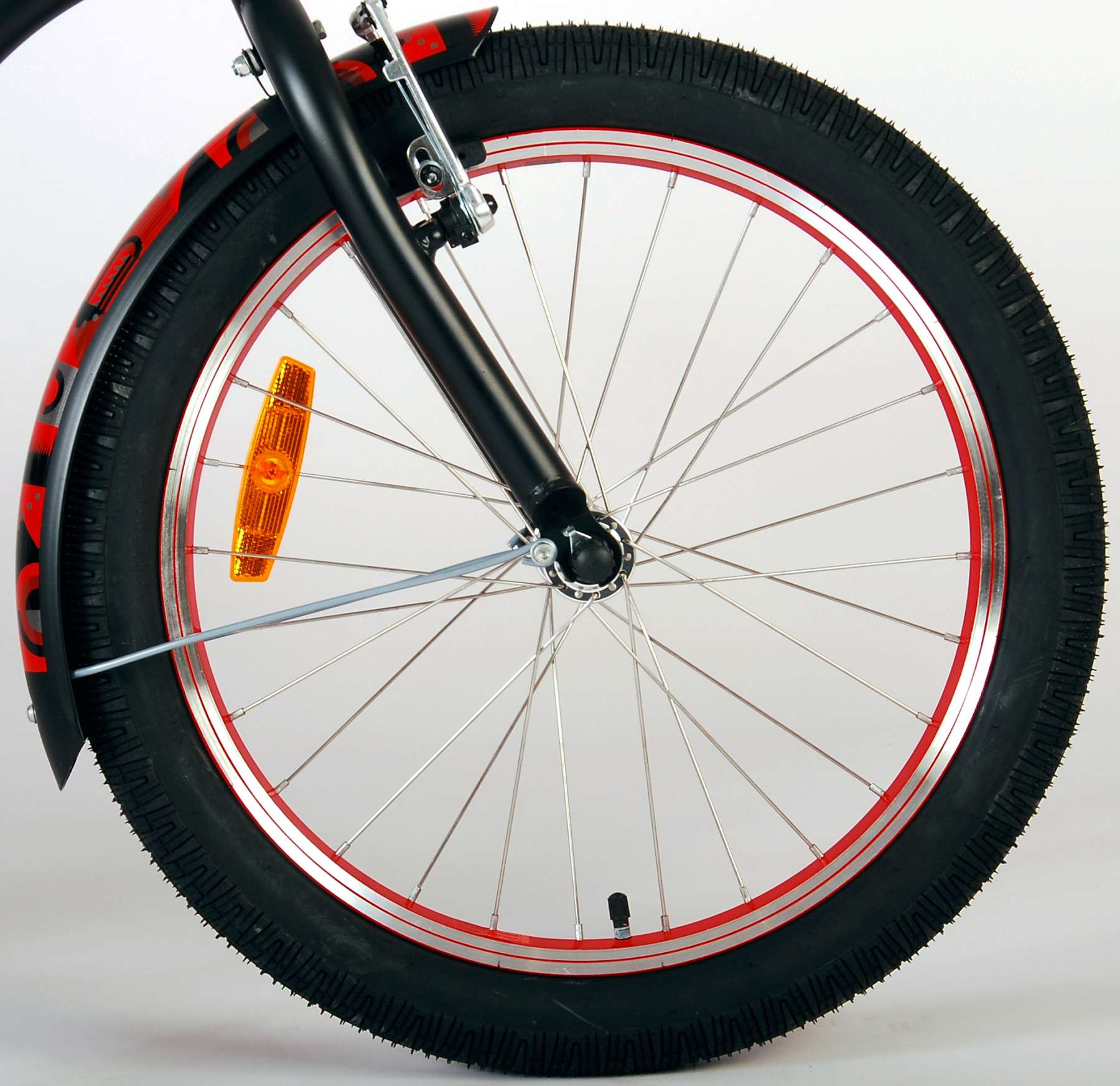 VOLARE Kinderfahrrad Miracle Cruiser 20Zoll, Mattschwarz