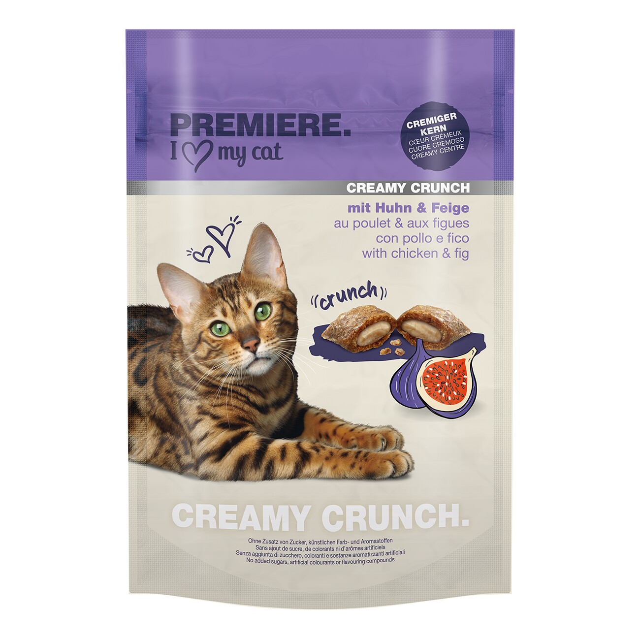 PREMIERE Creamy Crunch mit Huhn & Feige 4x180g