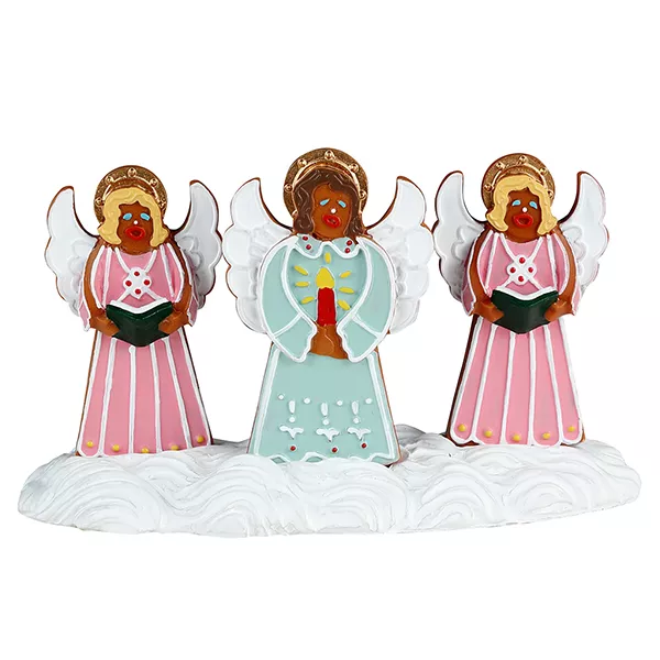 Personnages Lemax Chorale d'anges en Pain d'épices