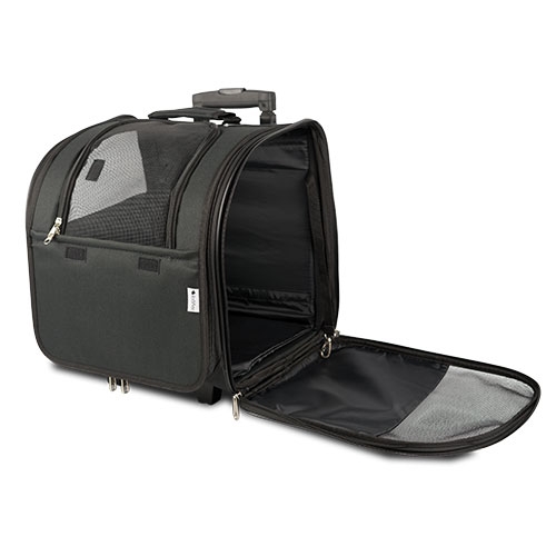 Mochila com Rodas e Alça PRETA MOCHILA COM RODAS E ALÇA 34X28X34CM
