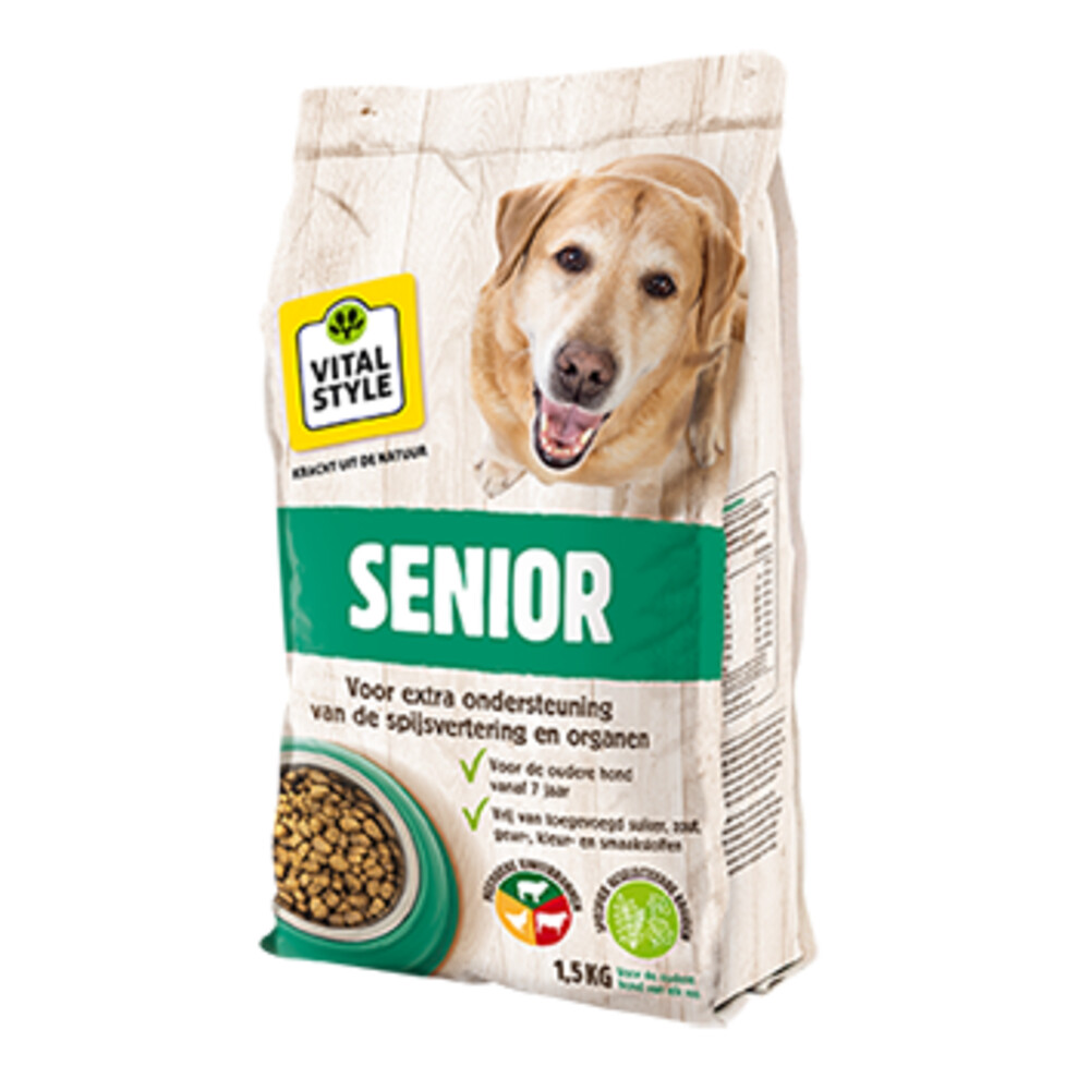 VITALstyle Hondenvoer Senior 1,5 kg
