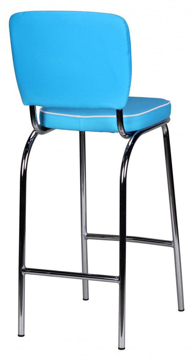 Barhocker Bryne blau/weiß
