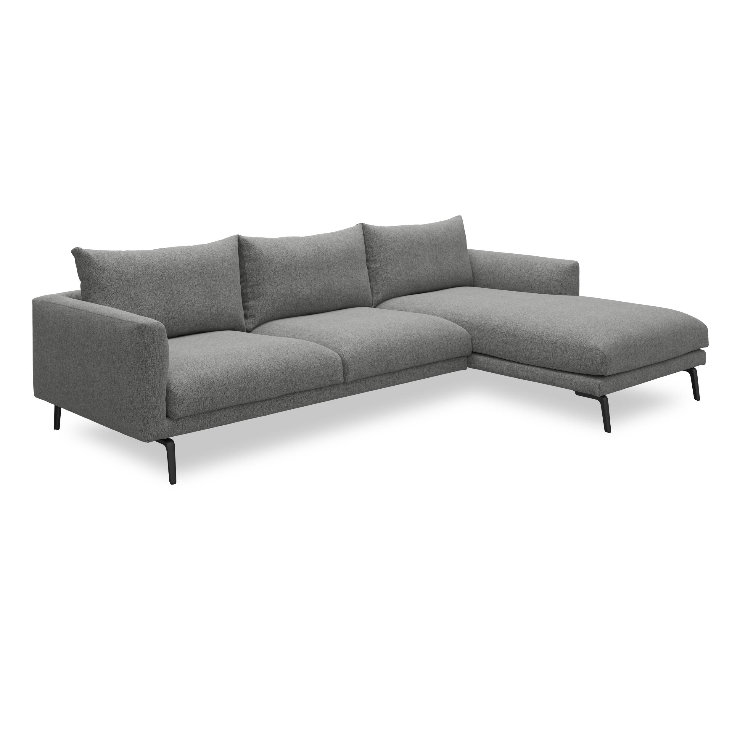 Hallsberg højrevendt sofa med chaiselong