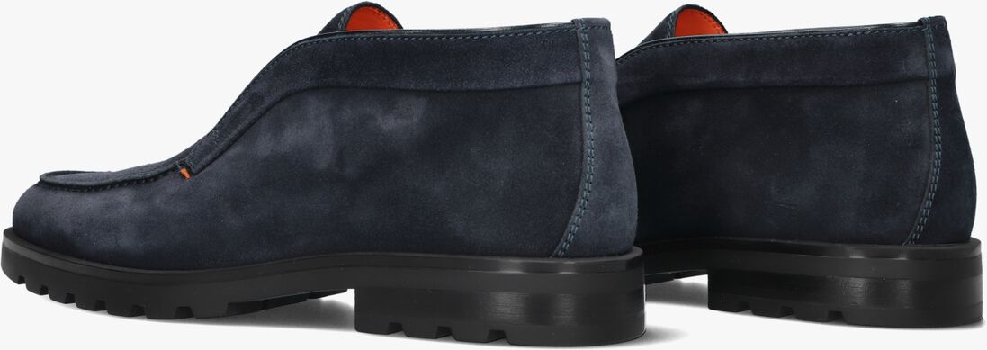 blauwe santoni instappers detroit 17823 gz