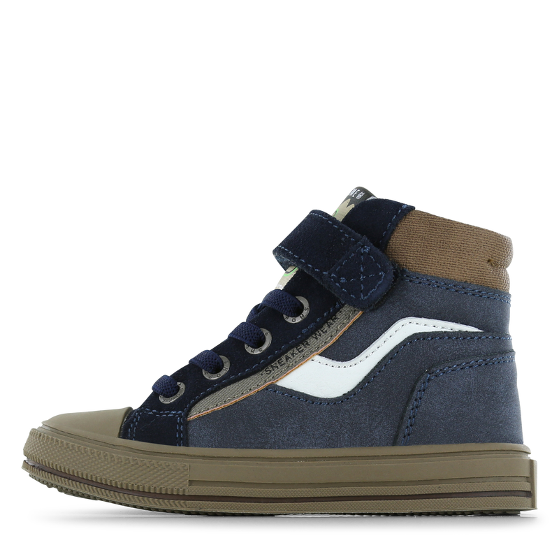 Shoesme blau hohe Sneaker