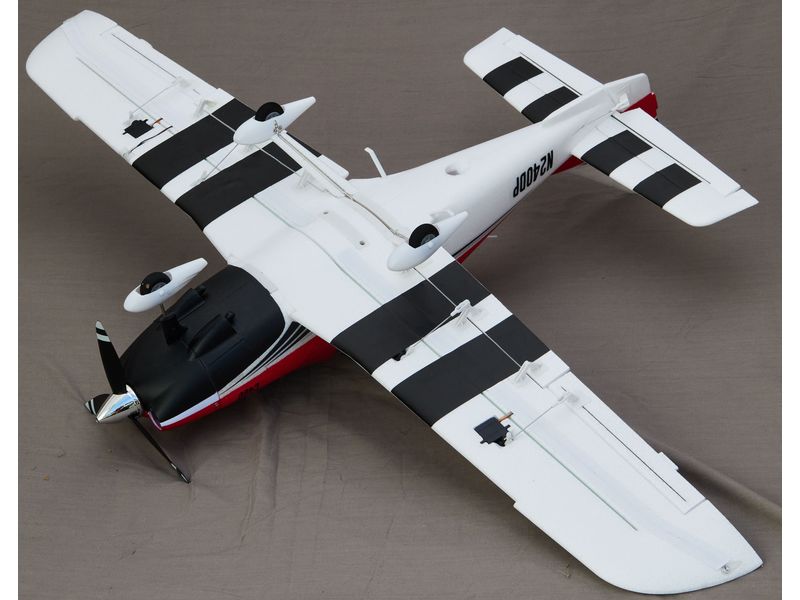 D-Power Motorflugzeug DERBEE C400 Tiefdecker 1100 mm PNP Tiefdecker Modellflugzeug mit Brushless Antrieb