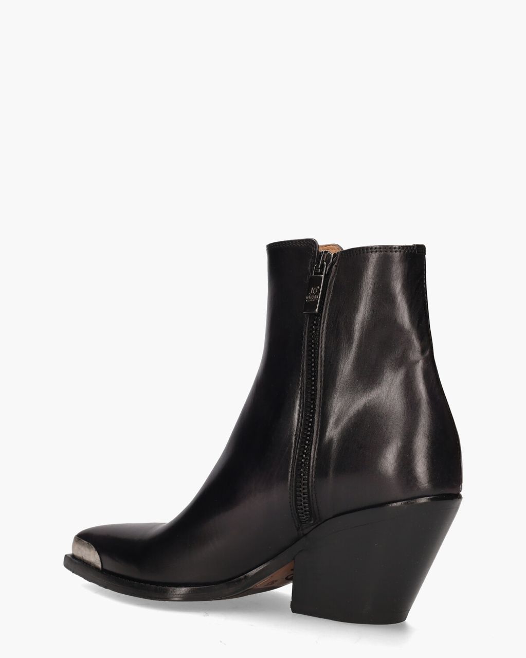 Jo Ghost 4910 Zwart Dames Enkelboots
