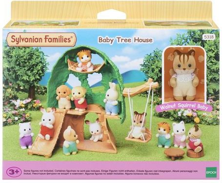 Sylvanian Families - The Hut en Baby Ecureuil Roux - Figuren - Multikleur - Plastic