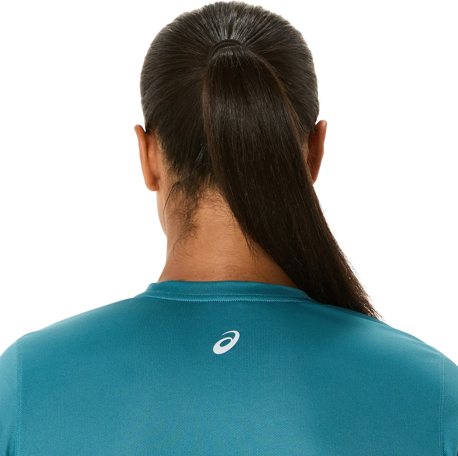 Asics Women's Fujitrail Logo SS Top Atlantis Blue