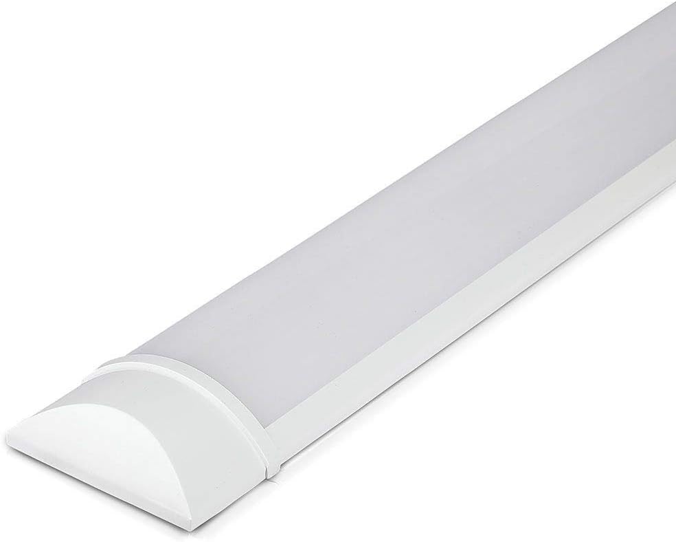 HOFTRONIC - 8er Pack LED Lichtleisten 150cm 50W LED Röhrenlampe Komplett 6500K Kaltweiß 6000lm Super Hell 30000h Leuchte Dachboden 1500x74x25mm (LxBxH) Kellerlampe garagenbeleuchtung - IP20