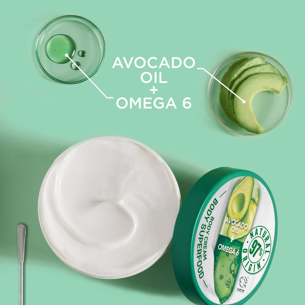 Garnier Body Superfood Avocado Body Cream - 380 ml.