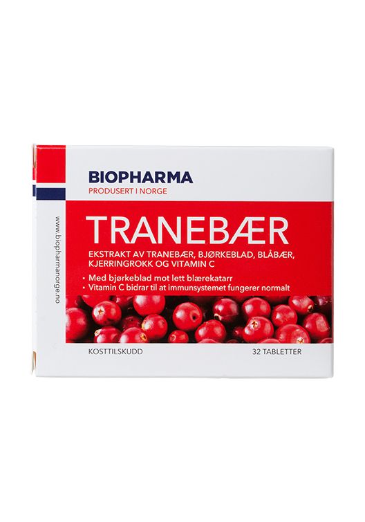 Tranebær med Bjørkeblad