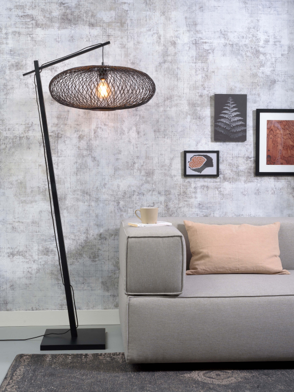 Good&Mojo Cango vloerlamp small zwart