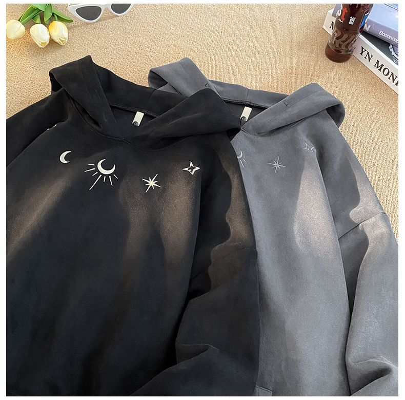 Mimiyox - Geborduurde oversized hoodie