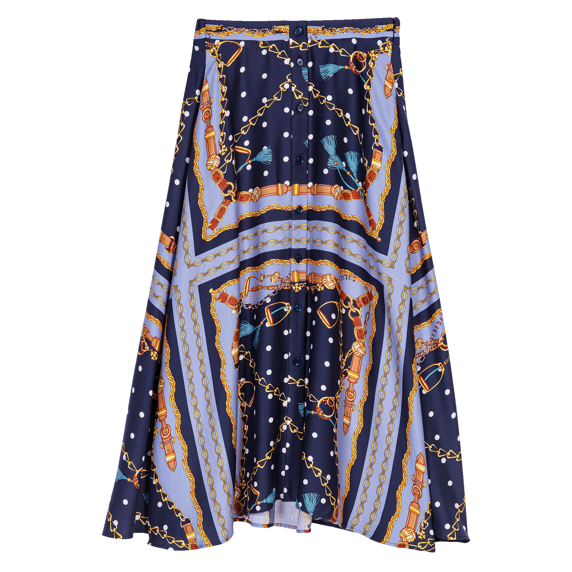 Jupe longue évasée| Multicolore