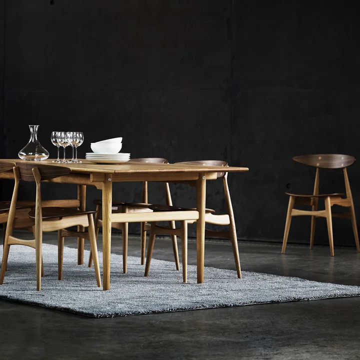 Carl Hansen - CH327 Esstisch, 190 x 95 cm, Eiche geseift