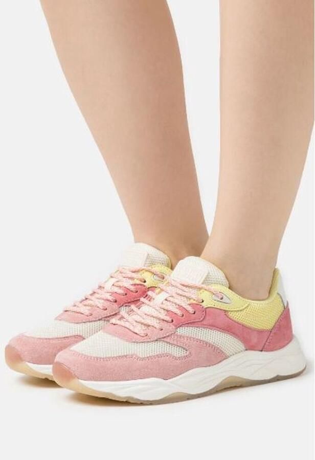 SCOTCH & SODA Celest 2.0 Roze Mesh Lage sneakers Dames