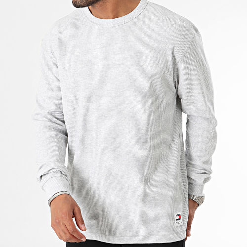 Pull Waffle 8435 Gris Clair