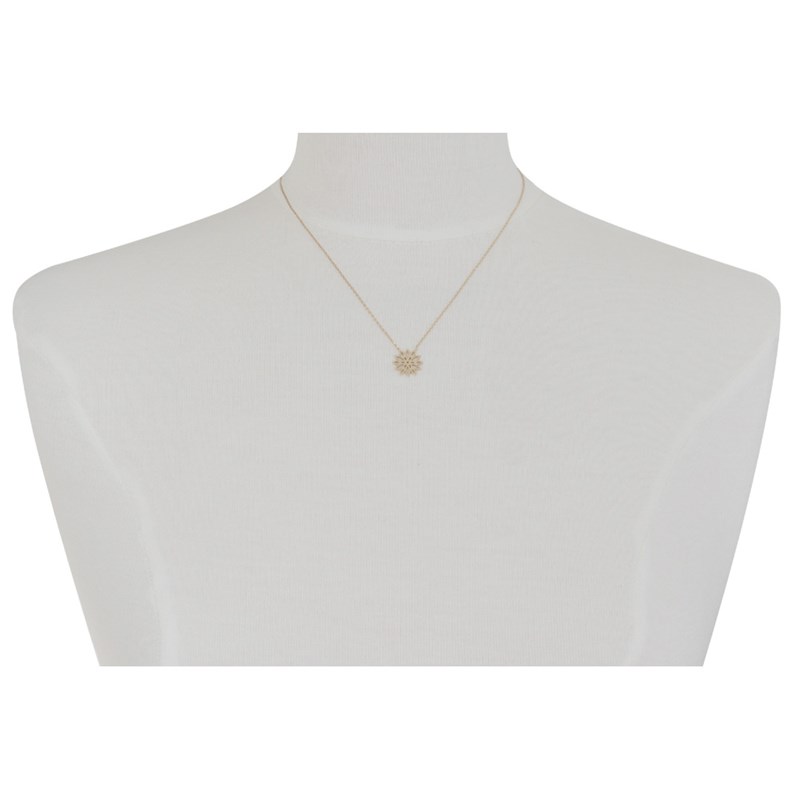 Collier Plaqué Or Fleur de Nénuphar