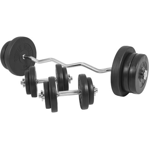 Curl Ez Game de plástico de 70 kg da Gorilla Sports
