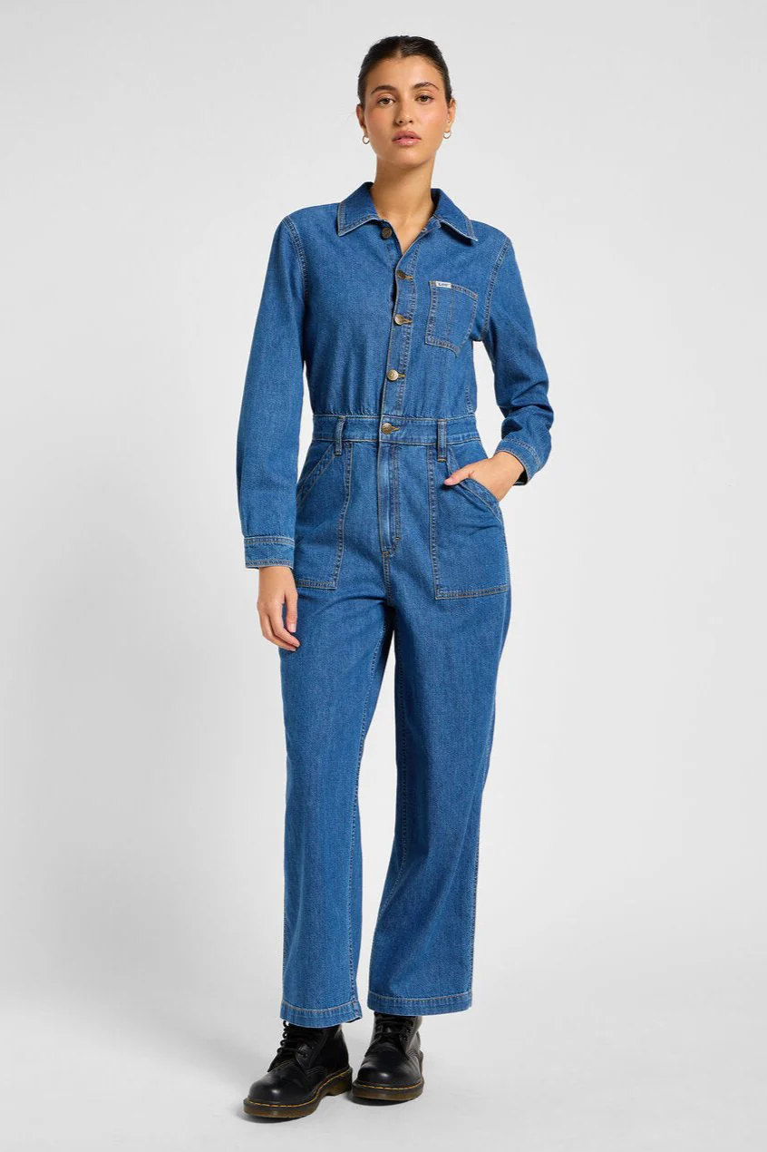 Lee  Workwear Union All denim buksedragt - Karmic Blue