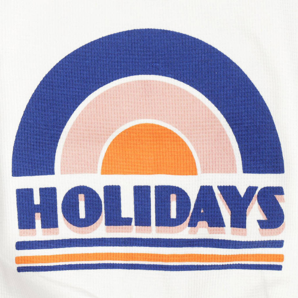 Tumble 'n Dry T-shirt Bonita Springs wit/blauw/roze