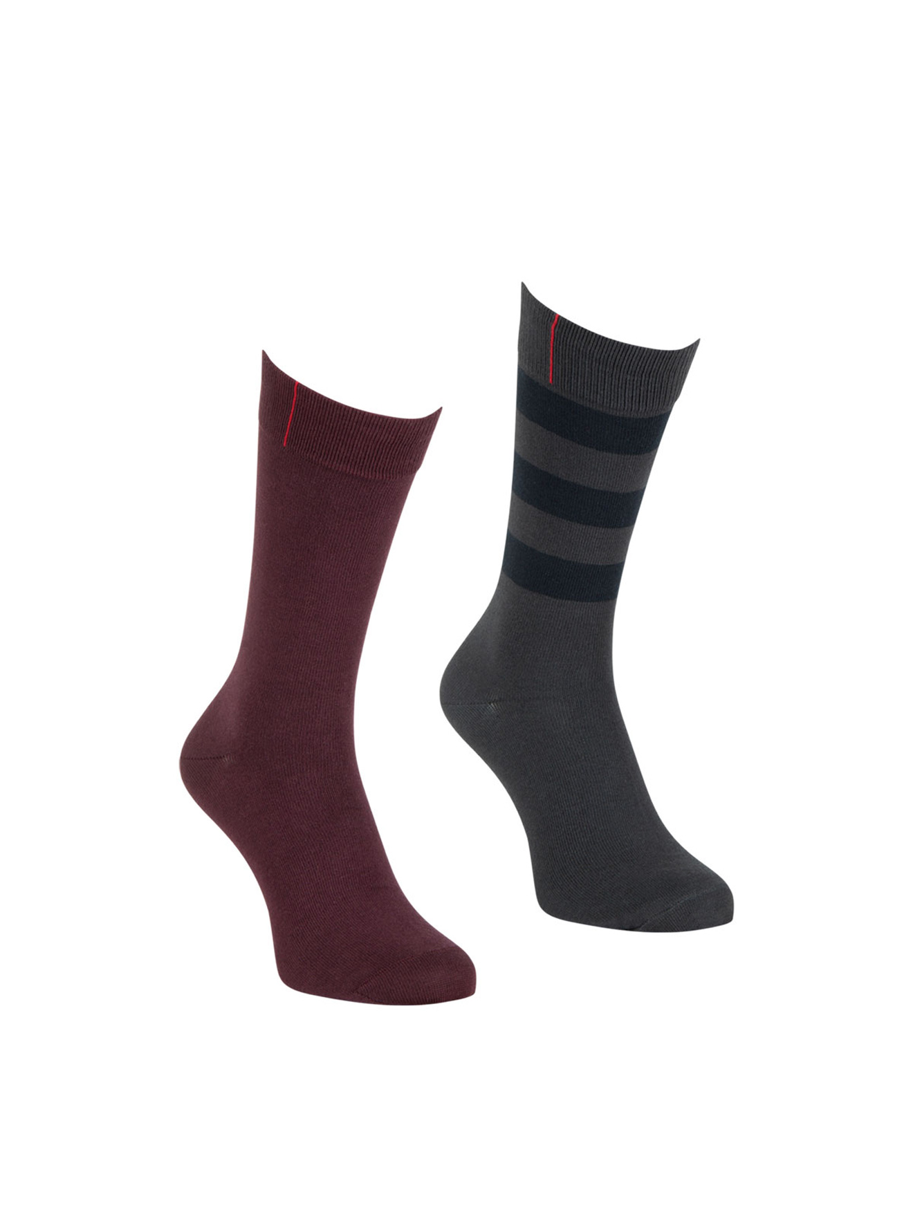 Lot de 2 paires de chaussettes mi-hautes