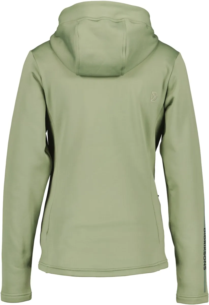 Didriksons Women's Anneli Full Zip 2 Light Moss