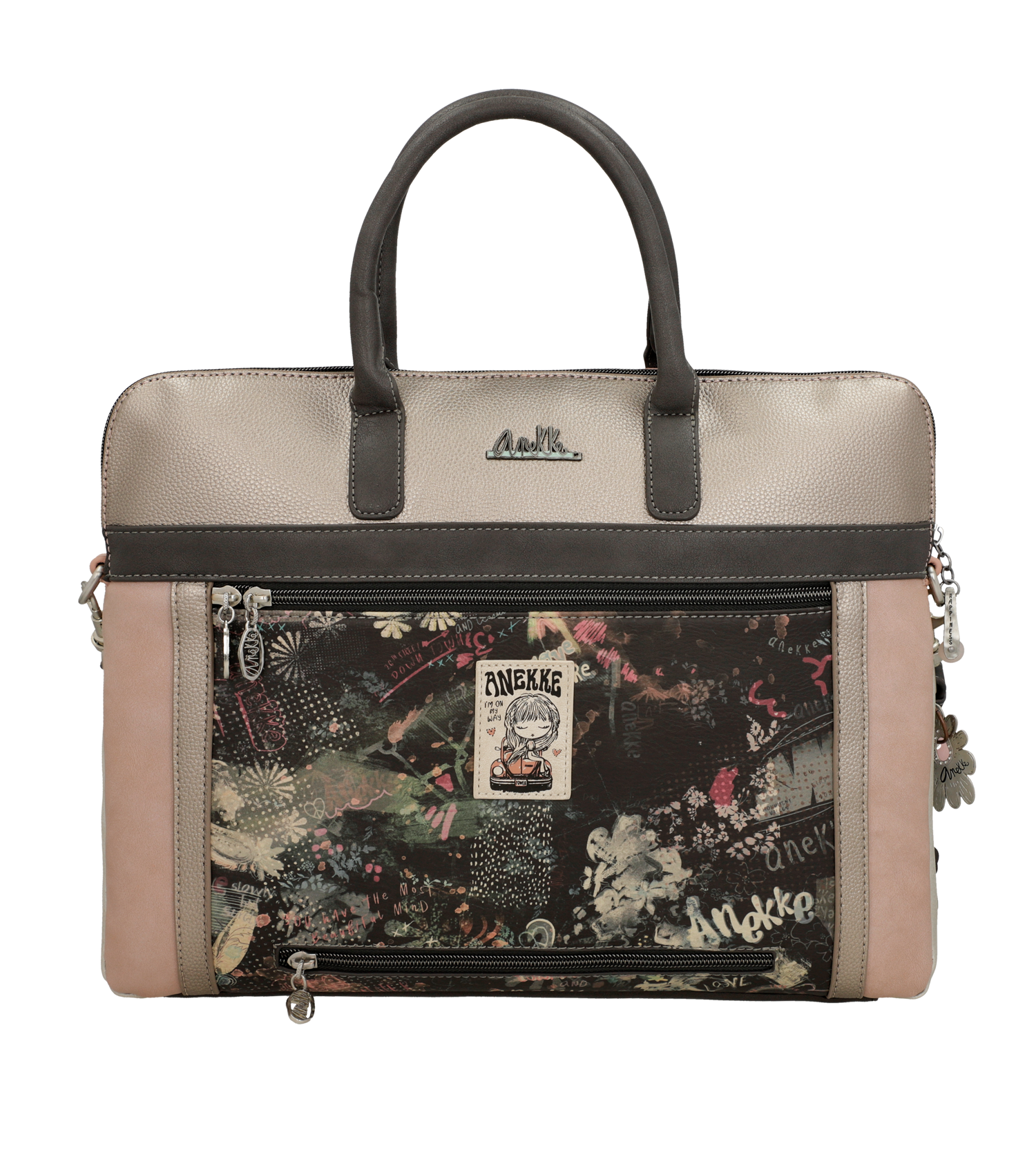 Anekke Briefcase Tasche rose beige