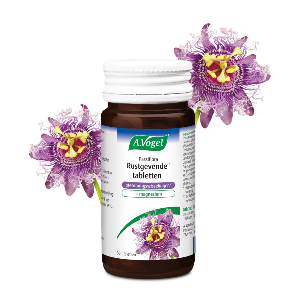 A.Vogel Passiflora Rustgevend bij Stemmingswisselingen30 tabletten