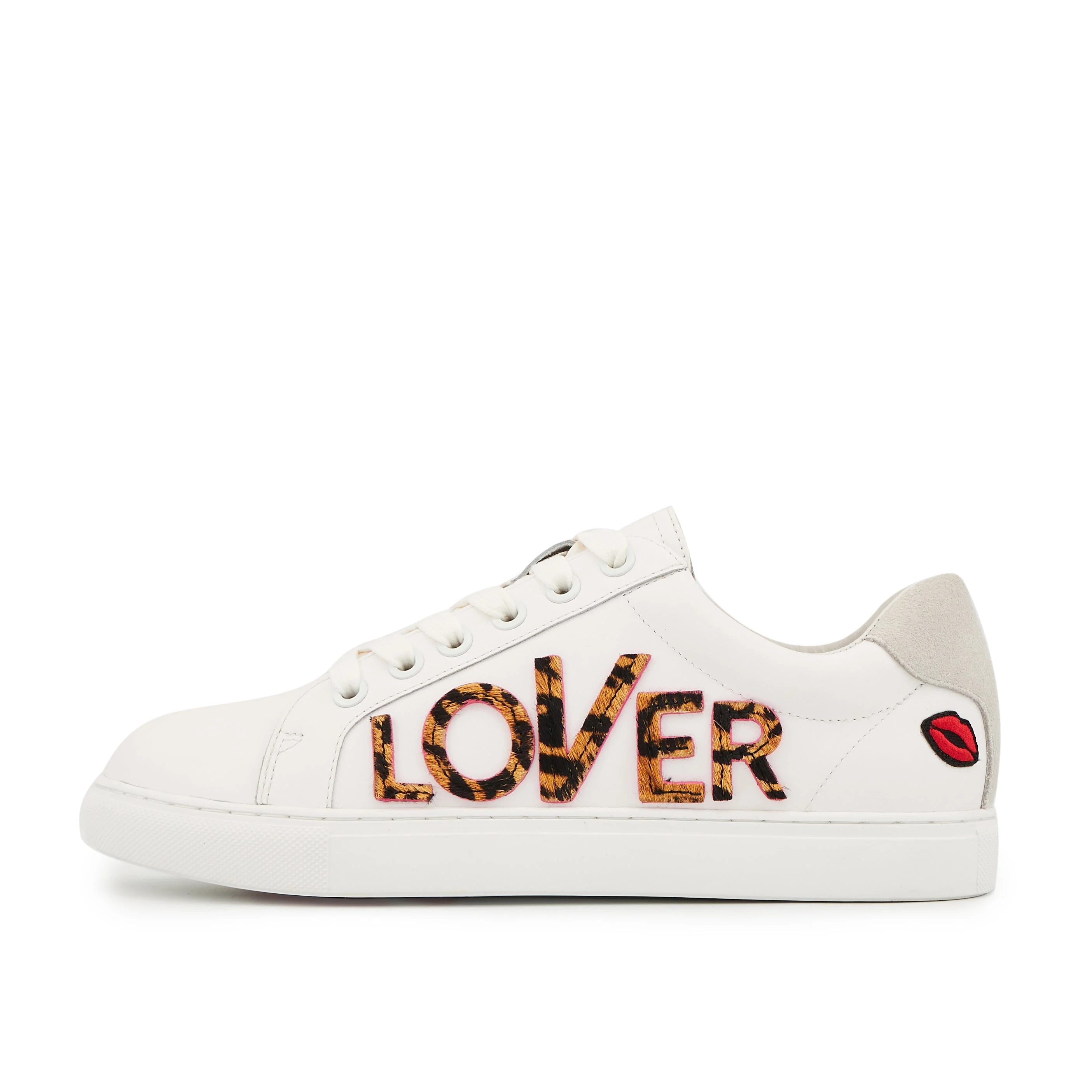 SIMONE BLOCK LOVER - Sneakers en cuir | Blanc