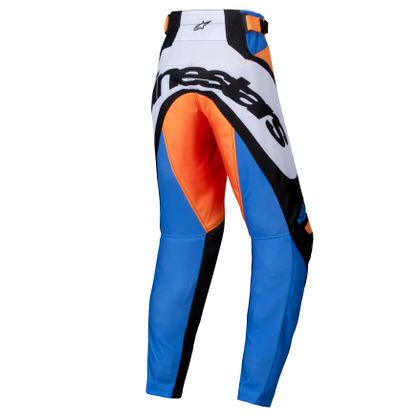 Pantalon cross Alpinestars RACER - MELT - ENFANT - Orange / Bleu