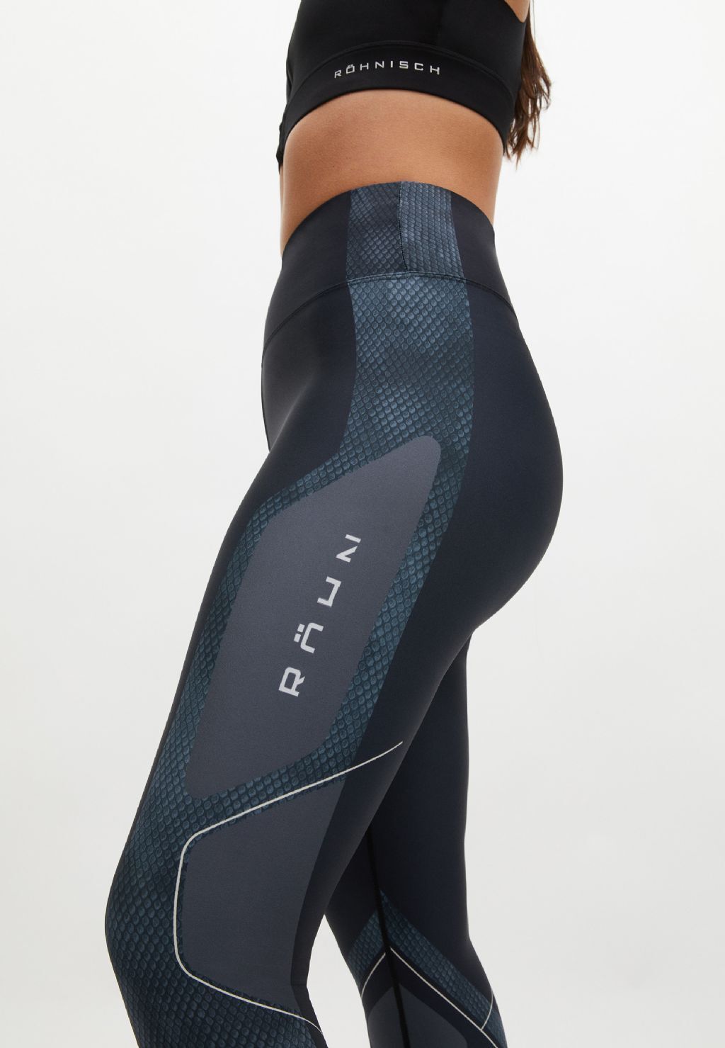Röhnisch Shield Block Hardloopbroek Lang Zwart Dames