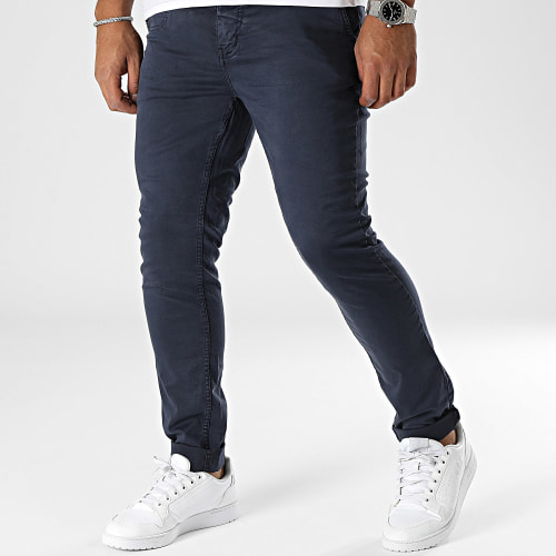 Pantalon Chino Bleu Marine