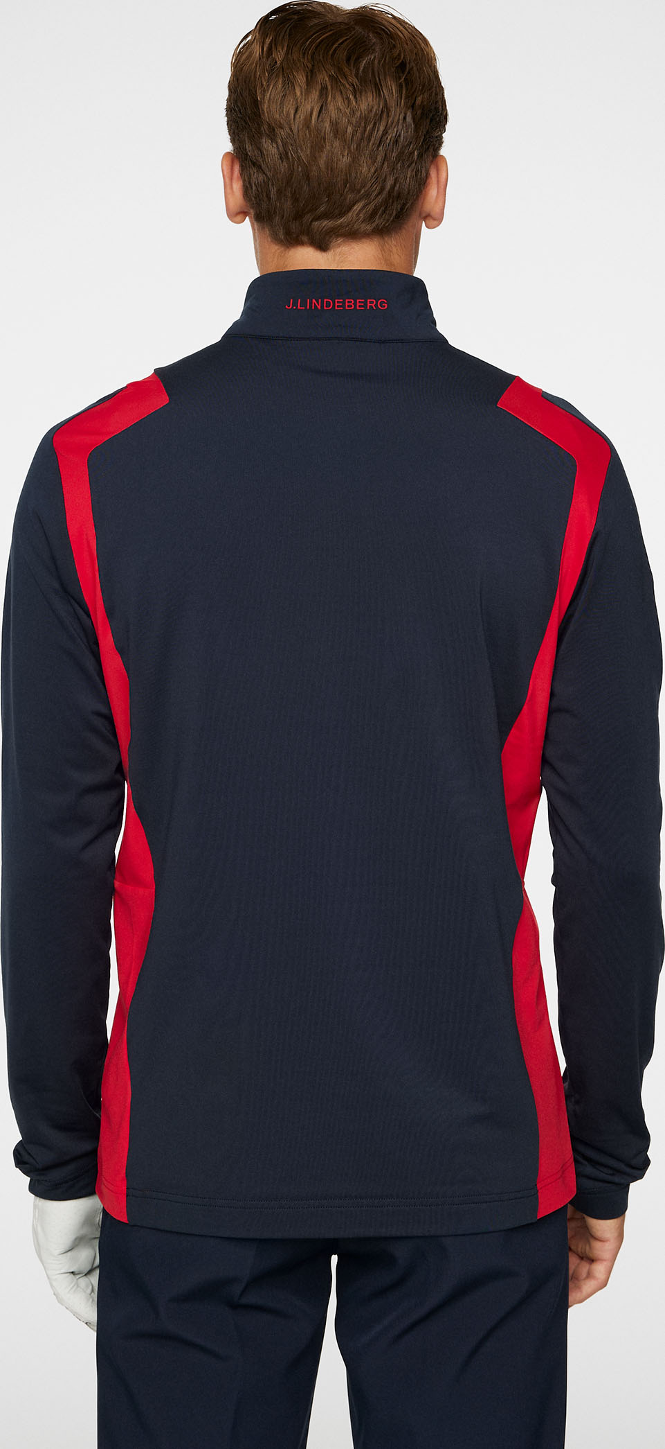 Lukas Quarter Zip Mid Layer Herre Barbados Cherry