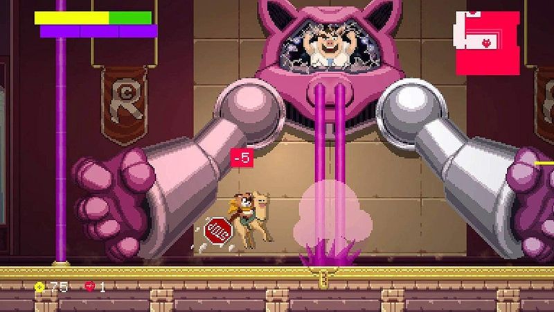 SuperEpic - The Entertainment War - Badge Edition - Nintendo Switch - Platform Game