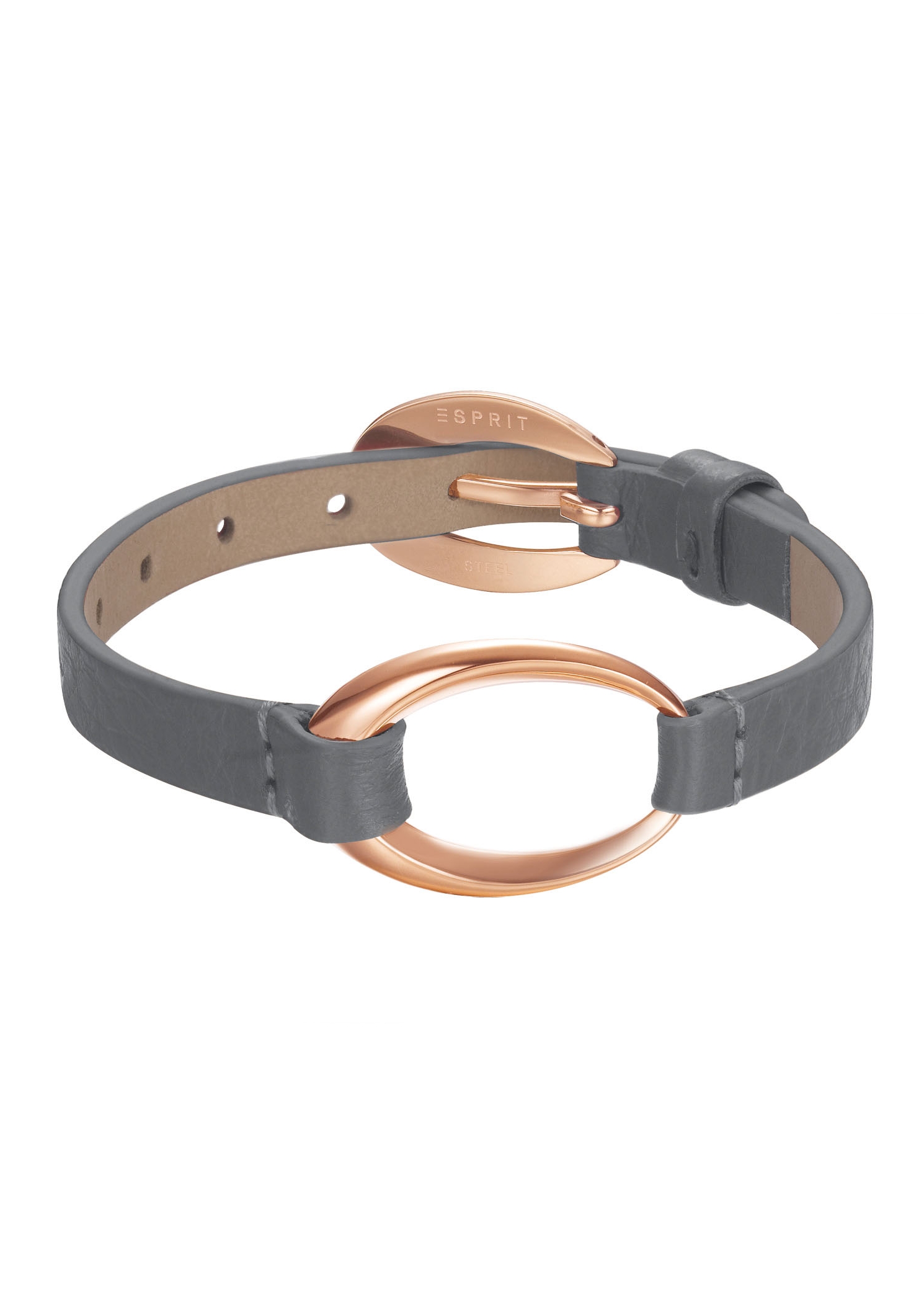 Esprit Ovality Damenarmband Grau ESBR11423N200