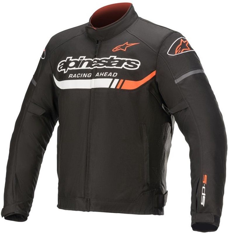 Alpinestars T-SP S Ignition Waterproof Jacket Black White Red Fluo L - Maat - Jas