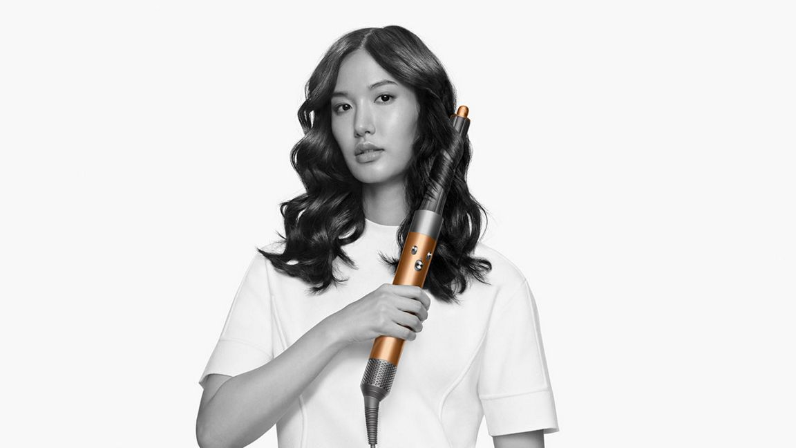 Airwrap Complete Long Multi Haarstyler HS05 mit 6 Aufsätzen (395915-01) - Blau / Kupfer