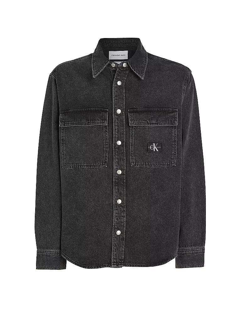 CALVIN KLEIN JEANS Overshirt schwarz