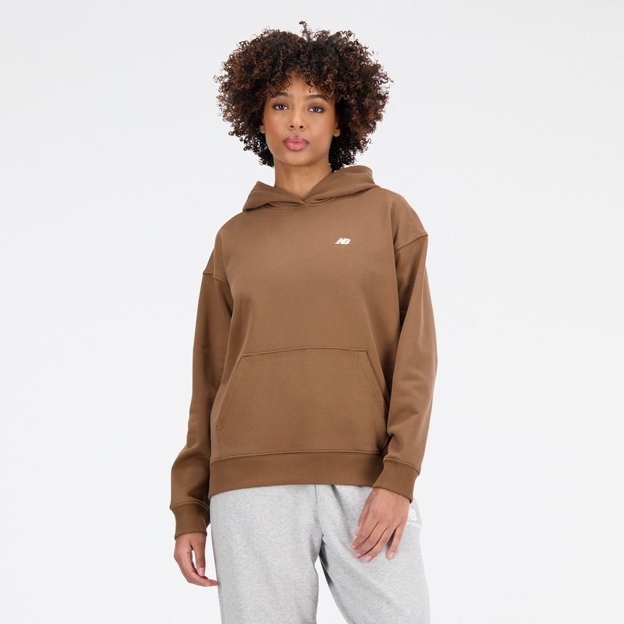 New Balance Sweat à Capuche Athletics French Terry - Marron Femme