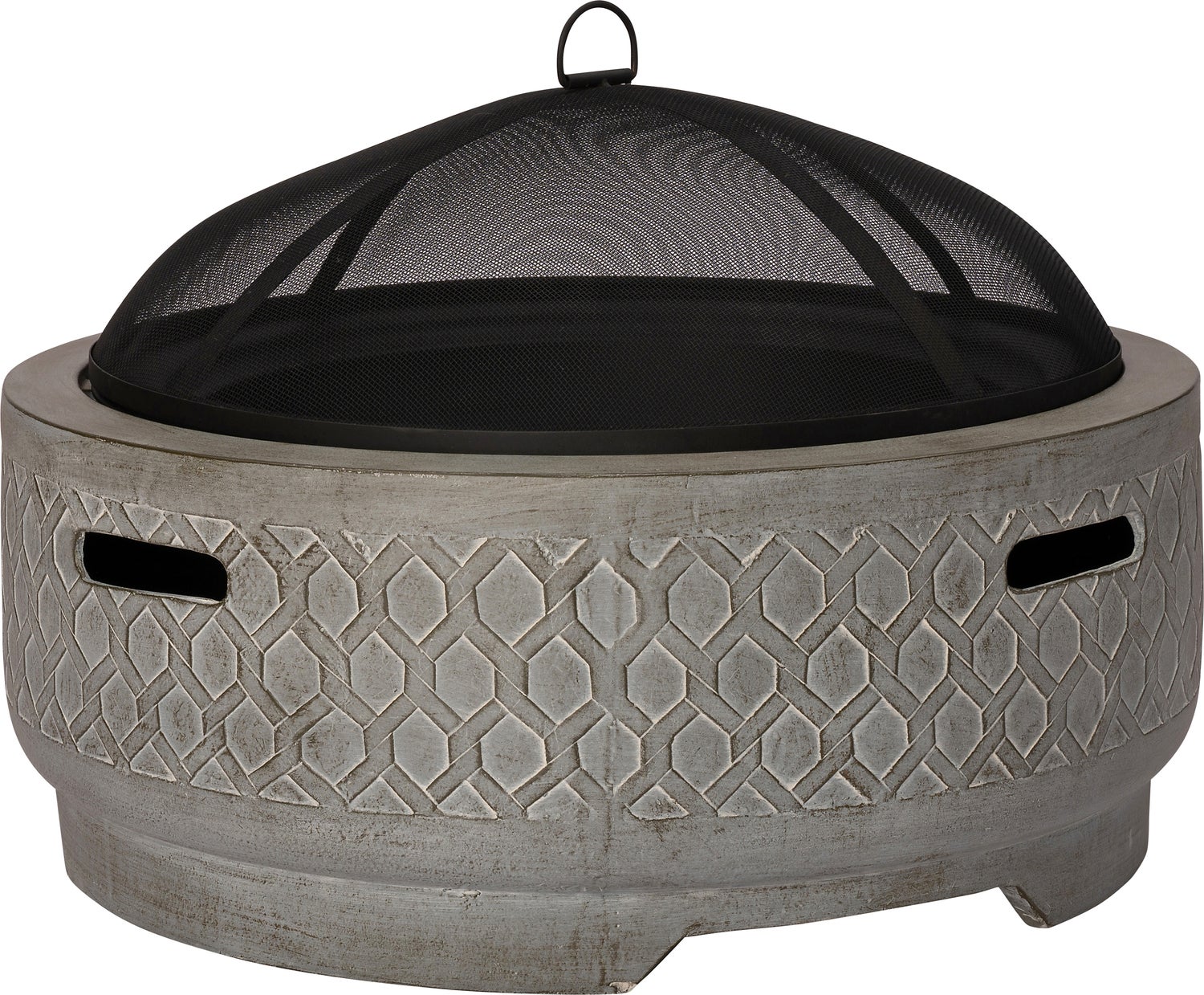 Intratuin vuurschaal Tube bruin D 77 H 47 cm