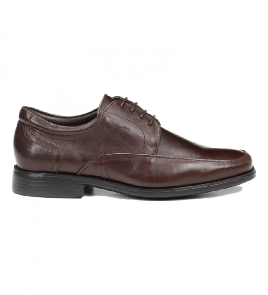 Sapatos de couro Fluchos 7995_Mall_Cafe Marrom Médio