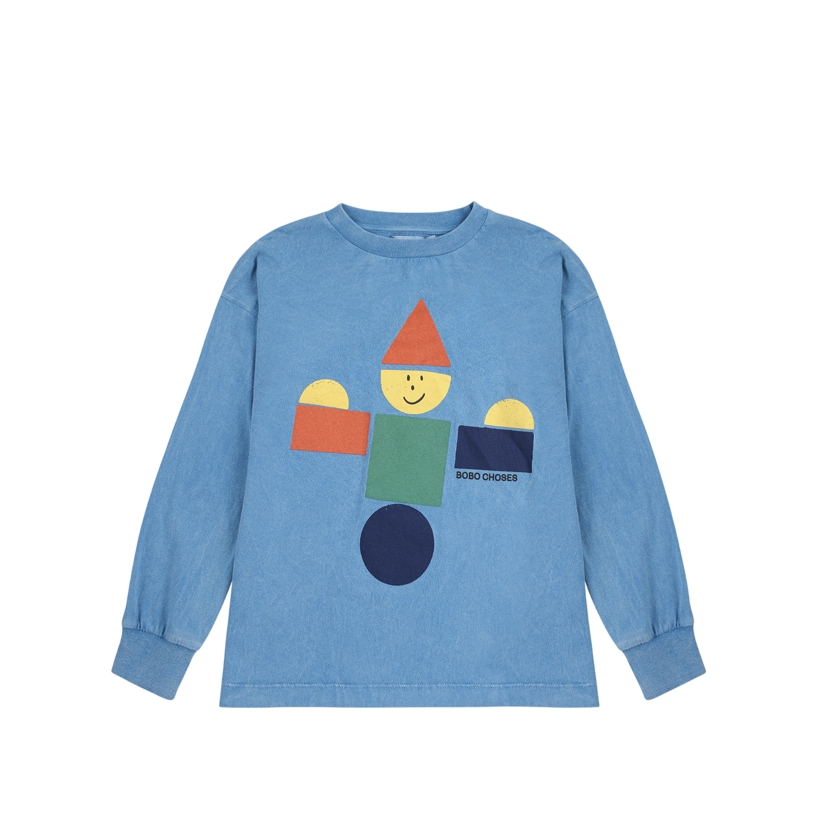 Langarmshirt Wooden Toy Light Blue