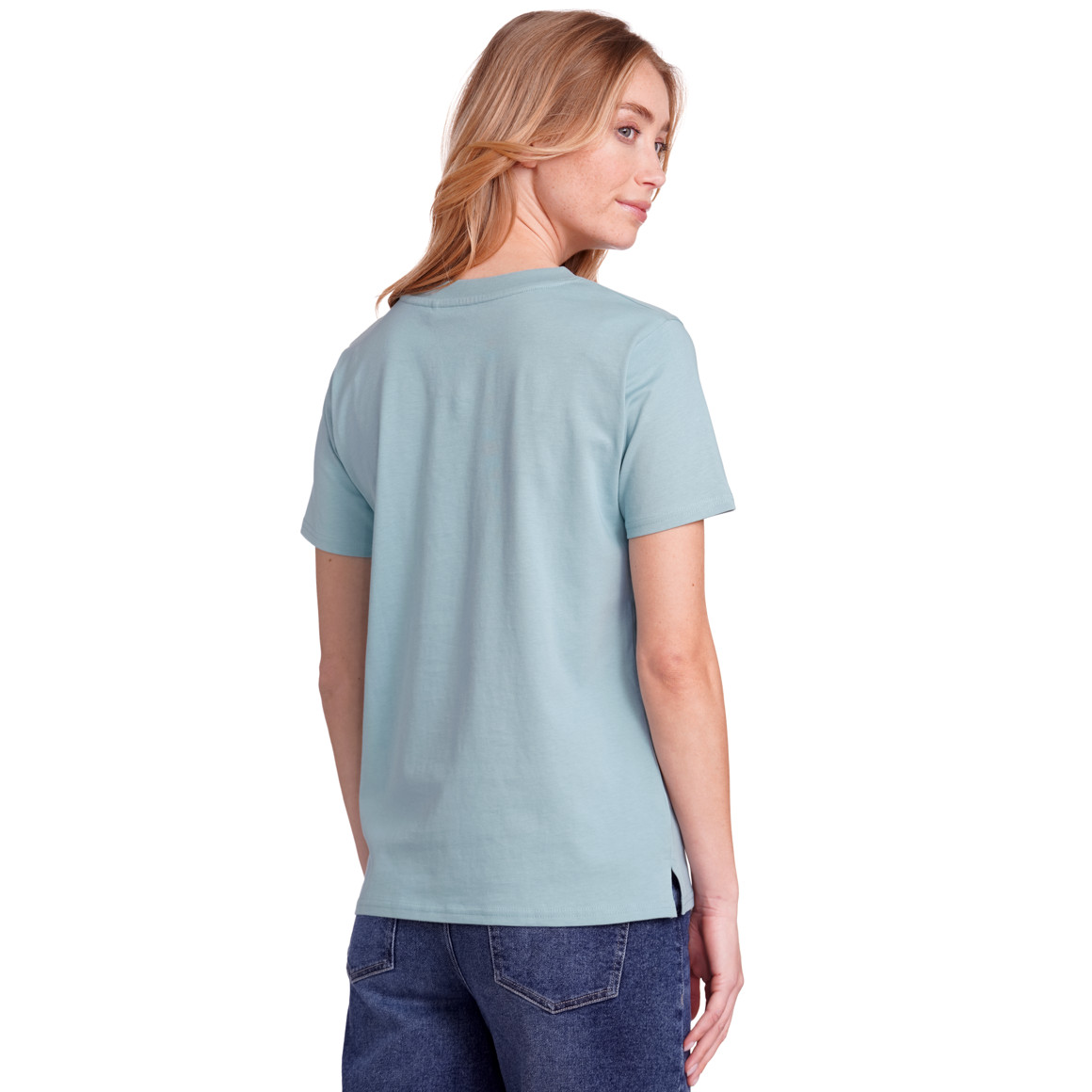 Jonas Nielsen Peanuts T-Shirt mit Brust- Print hellblau