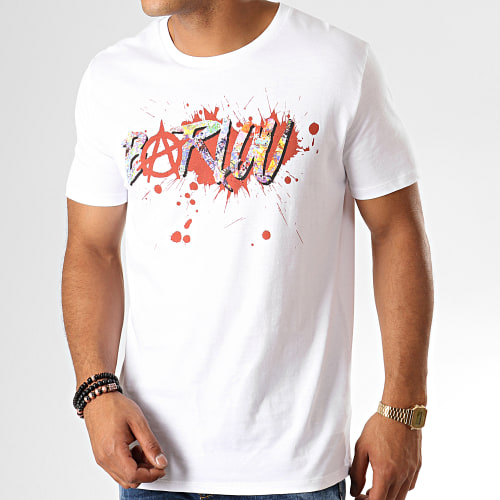 Tee Shirt Barlou Splatter Blanc