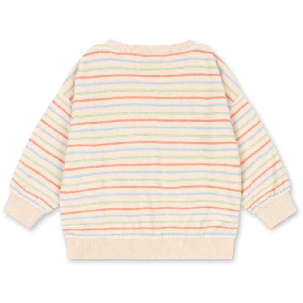 Køb Konges Sløjd Confetti Stripe Itty Rib Sweatshirt Gots